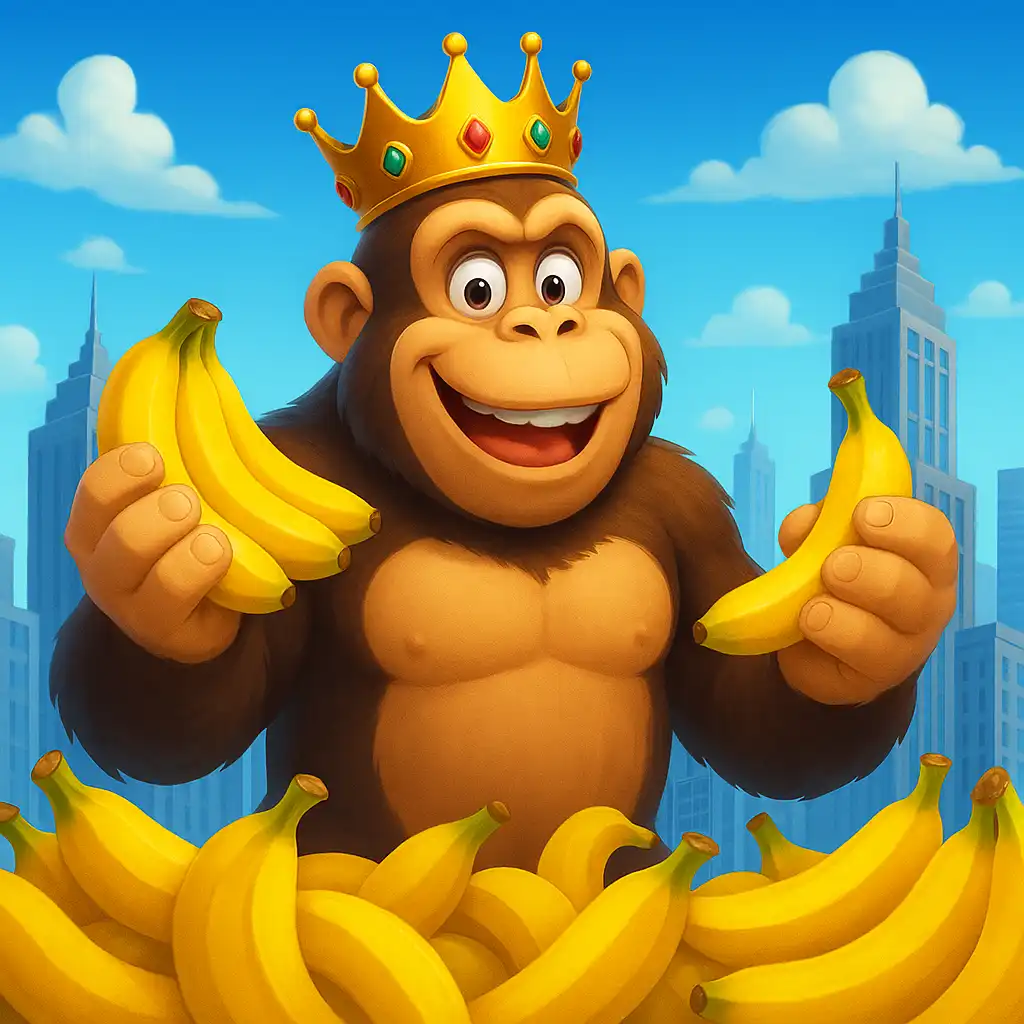 King Kong Cash Even Bigger Bananas 4 Slot-Spiel Screenshot
